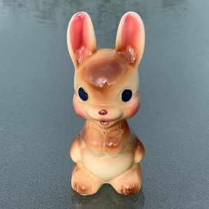 Ruth Remple Mid-Century Modern Kitsch Brown Bunny Rabbit Figurine